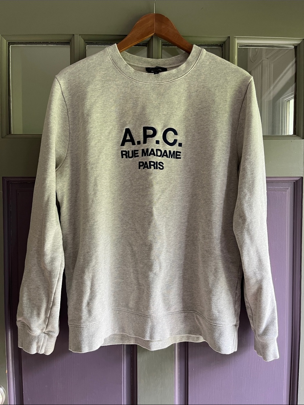 A.P.C. Rufus Embroidered Logo Sweatshirt - Picture 3 of 5